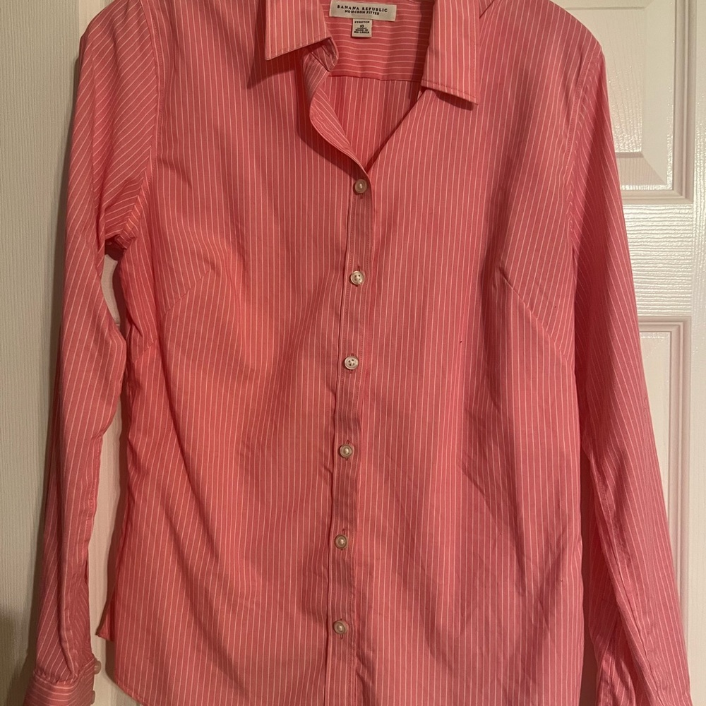 Long sleeve button down blouse